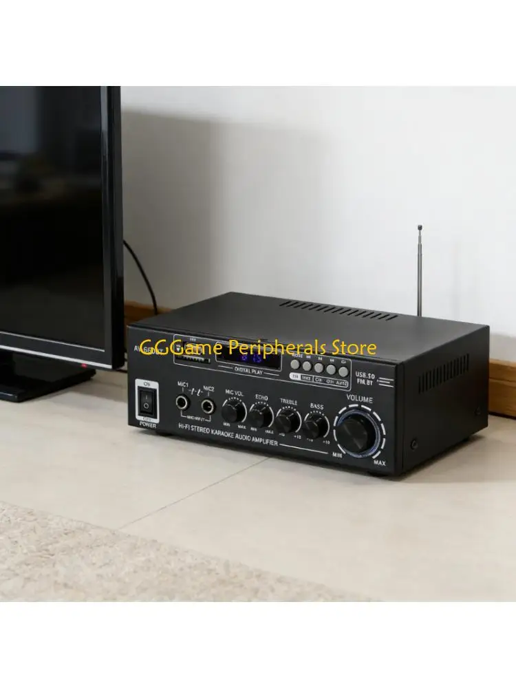 U55B Highly Power 2.0Channel Sound Amplifier With USB Card Input And Microphones Port
U55B Highly Power 2.0Channel Sound Amplifier With USB Card Input And Microphones Port