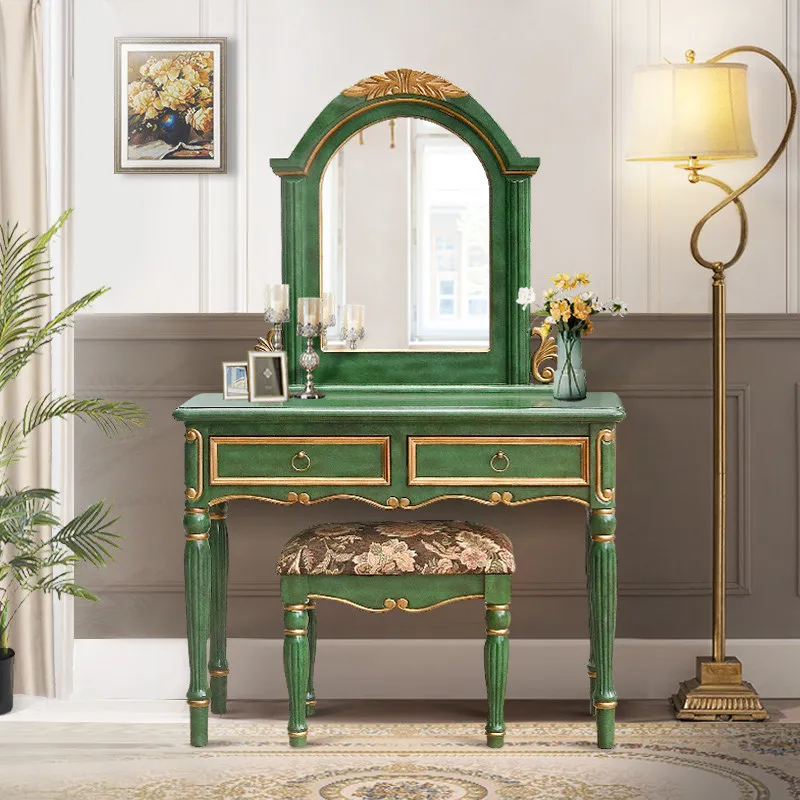 Wood Europe Vanity Table Girls Aesthetic Salon Desk Vanity Table Dressers Organizer Coiffeuse De Chambre Furniture
Wood Europe Vanity Table Girls Aesthetic Salon Desk Vanity Table Dressers Organizer Coiffeuse De Chambre Furniture