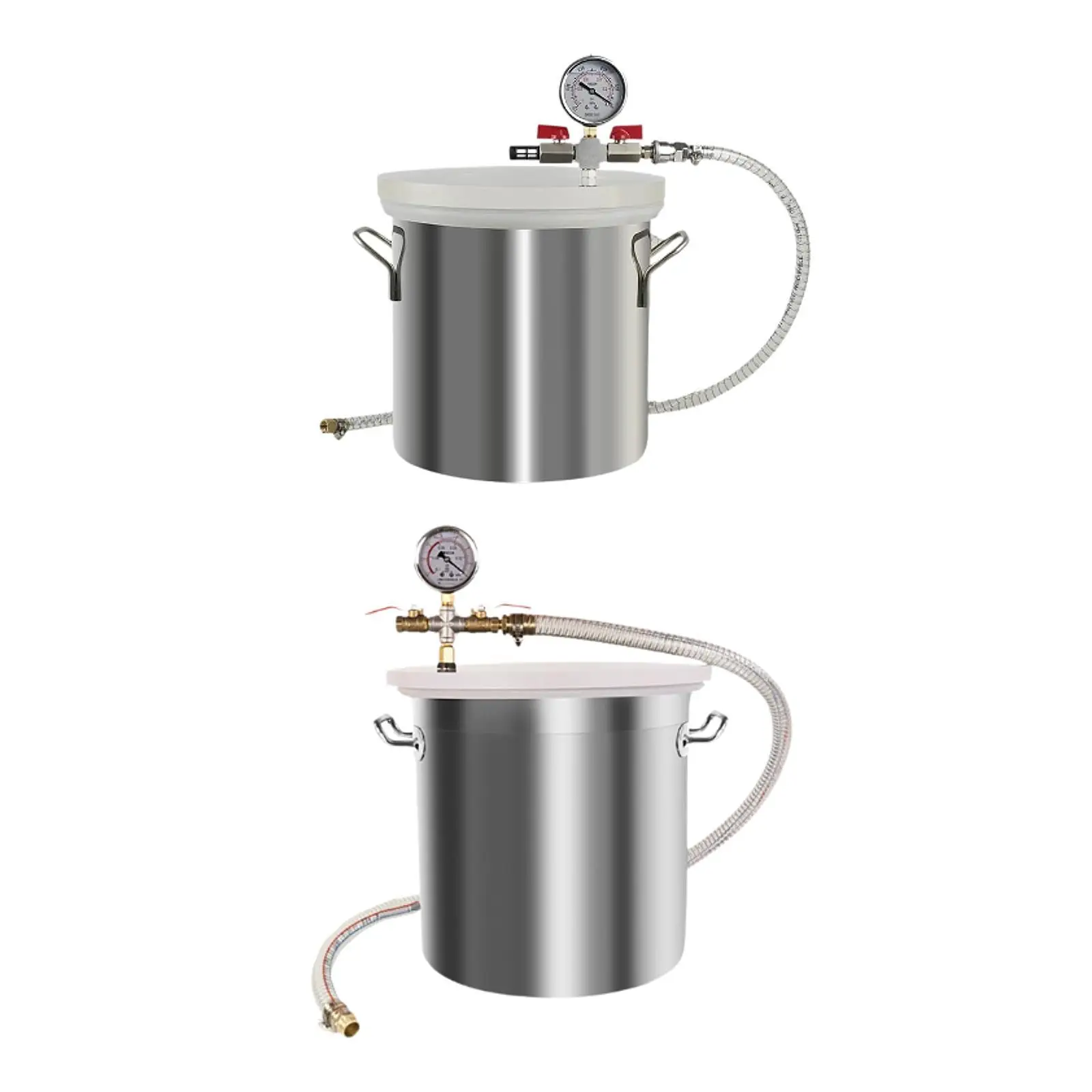 Vacuum Degassing Chamber Thickening Viewing Window for Silicones Resin Casting Epoxies Essential Oils Wood Stabilization
Vacuum Degassing Chamber Thickening Viewing Window for Silicones Resin Casting Epoxies Essential Oils Wood Stabilization