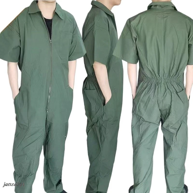 Summer ort Sve Overalls Work orm Cotton Blend Casual Loose Maintenance Workers Garment Tee Colors Available
Summer ort Sve Overalls Work orm Cotton Blend Casual Loose Maintenance Workers Garment Tee Colors Available