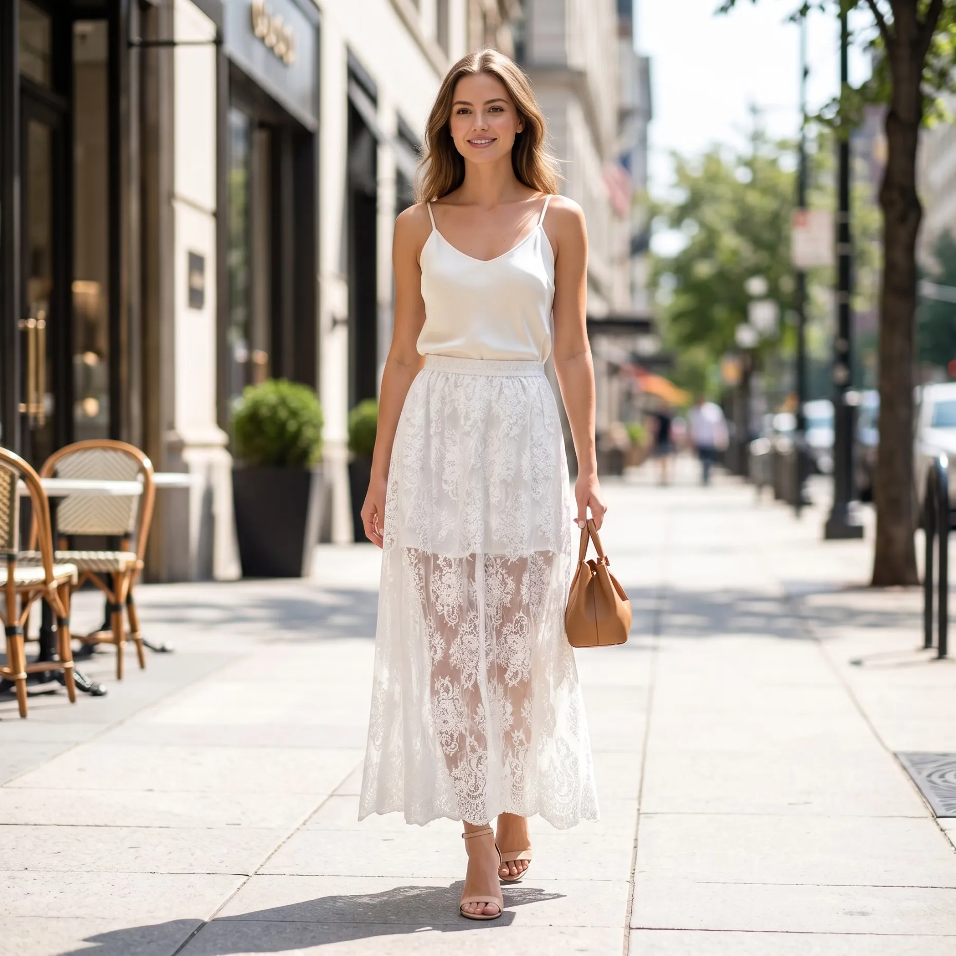 Romantic White Eyelash Lace Mid Length Skirt High Street Beautiful Simple Stylish Color-Block Skirt Unique Look FashionAG1405
Romantic White Eyelash Lace Mid Length Skirt High Street Beautiful Simple Stylish Color-Block Skirt Unique Look FashionAG1405