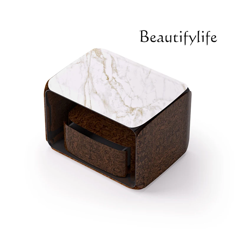 Light Luxury Modern Bedside Table Bedroom Storage Box Furniture Designer High-End Bedside Storage Cabinet
Light Luxury Modern Bedside Table Bedroom Storage Box Furniture Designer High-End Bedside Storage Cabinet