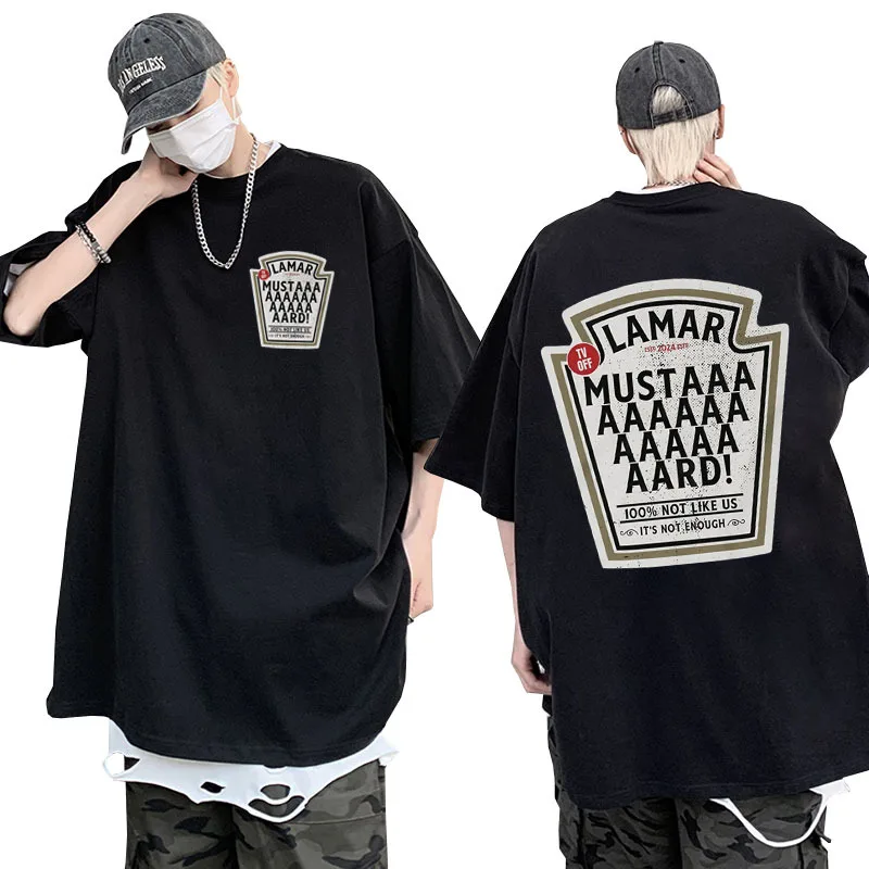 Kendrick Lamar Mustard Graphic T-shirts Men's Women's Summer Fashion Hip Hop T Shirt 100% Cotton Oversized T-shirt Y2k Clothes
Kendrick Lamar Mustard Graphic T-shirts Men's Women's Summer Fashion Hip Hop T Shirt 100% Cotton Oversized T-shirt Y2k Clothes