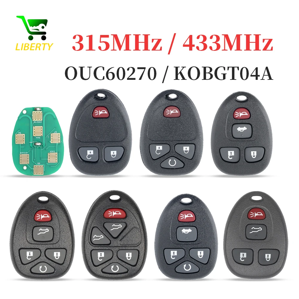 Liberty OUC60270/KOBGT04A 315/433 МГц для Chevrolet Buick Cadillac Avalanche Traverse GMC Acadia Saturn Outlook автомобильный дистанционный ключ
Liberty OUC60270/KOBGT04A 315/433 МГц для Chevrolet Buick Cadillac Avalanche Traverse GMC Acadia Saturn Outlook автомобильный дистанционный ключ
