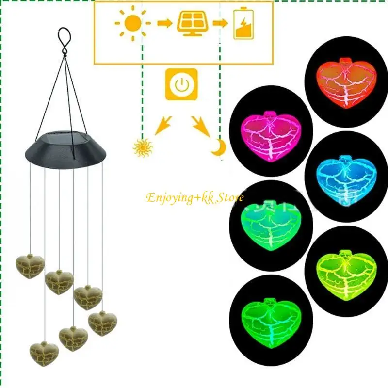 Q1JB Solar Wind Chimes LED Light for Garden Backyard Balcony Party Supply Lights
Q1JB Solar Wind Chimes LED Light for Garden Backyard Balcony Party Supply Lights