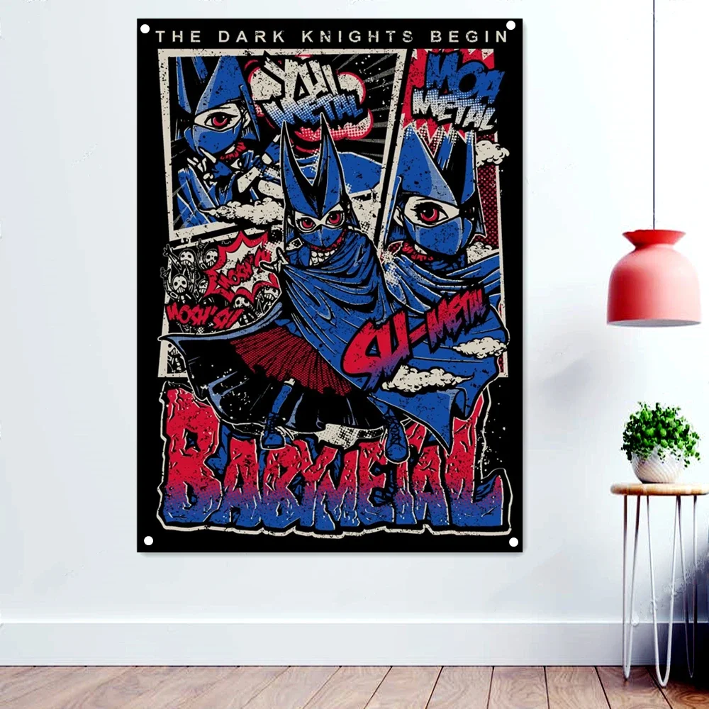 Babymetal Death Metal Artist Poster Wallpaper Vintage Rock Band Music Banners Bloody disgusting Tattoos Art Flags Indoor Decor 2
Babymetal Death Metal Artist Poster Wallpaper Vintage Rock Band Music Banners Bloody disgusting Tattoos Art Flags Indoor Decor 2