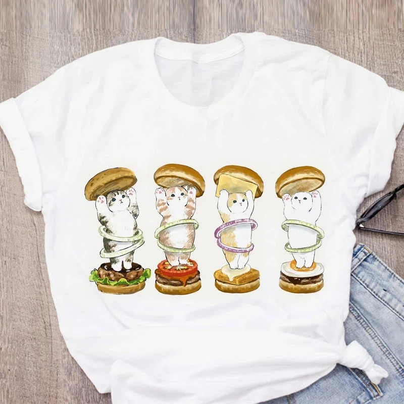 Cat T Shirt Cartoon Women Tshirt Cute Harajuku T-shirt Tee Kawaii Female Top Women Japanese Anime Tee Shirts Femme mujer camiset
Cat T Shirt Cartoon Women Tshirt Cute Harajuku T-shirt Tee Kawaii Female Top Women Japanese Anime Tee Shirts Femme mujer camiset