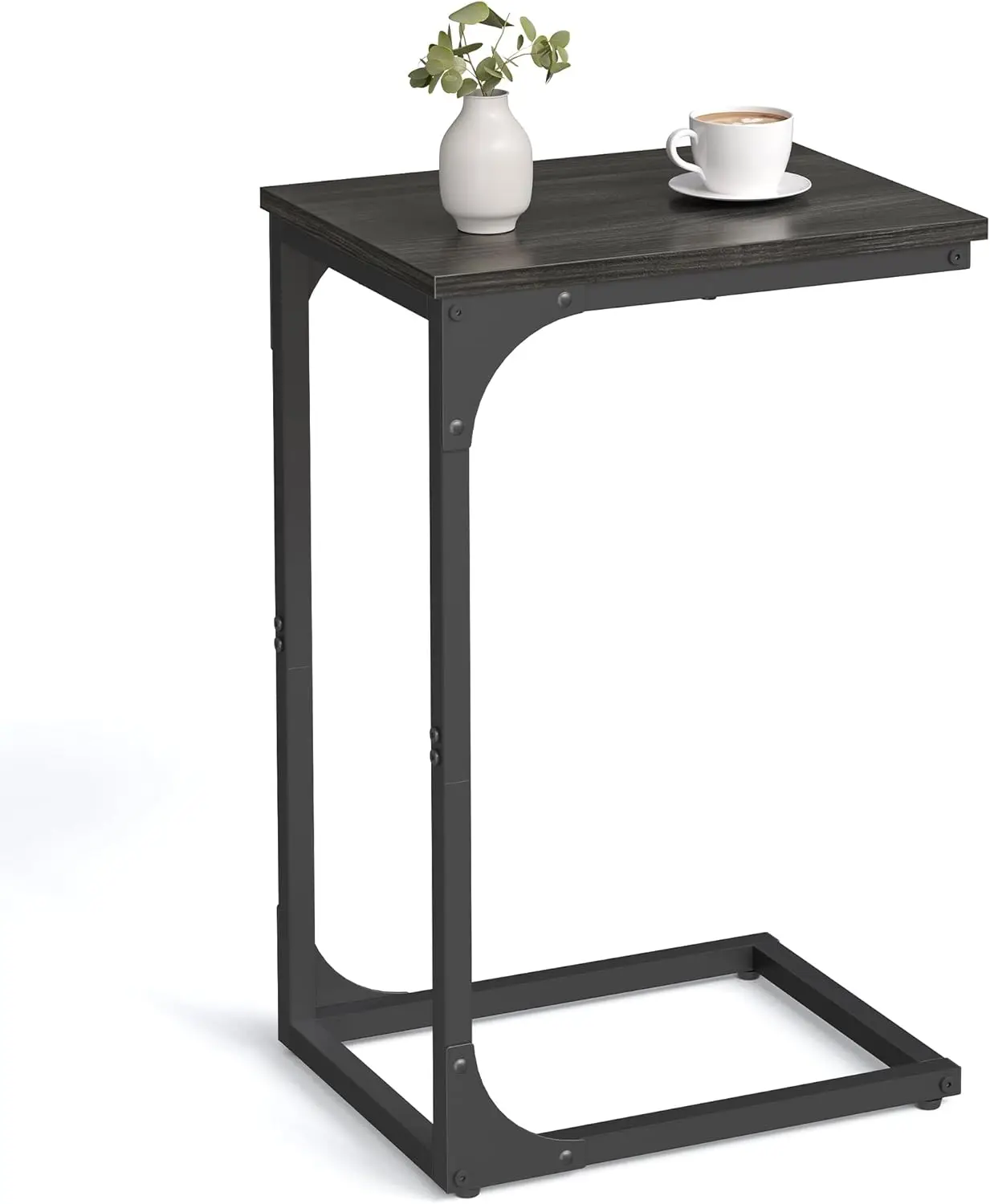 C-Shaped End Table, Small Side Table for Couch, Sofa Table with Metal Frame for Living Room, Bedroom
C-Shaped End Table, Small Side Table for Couch, Sofa Table with Metal Frame for Living Room, Bedroom