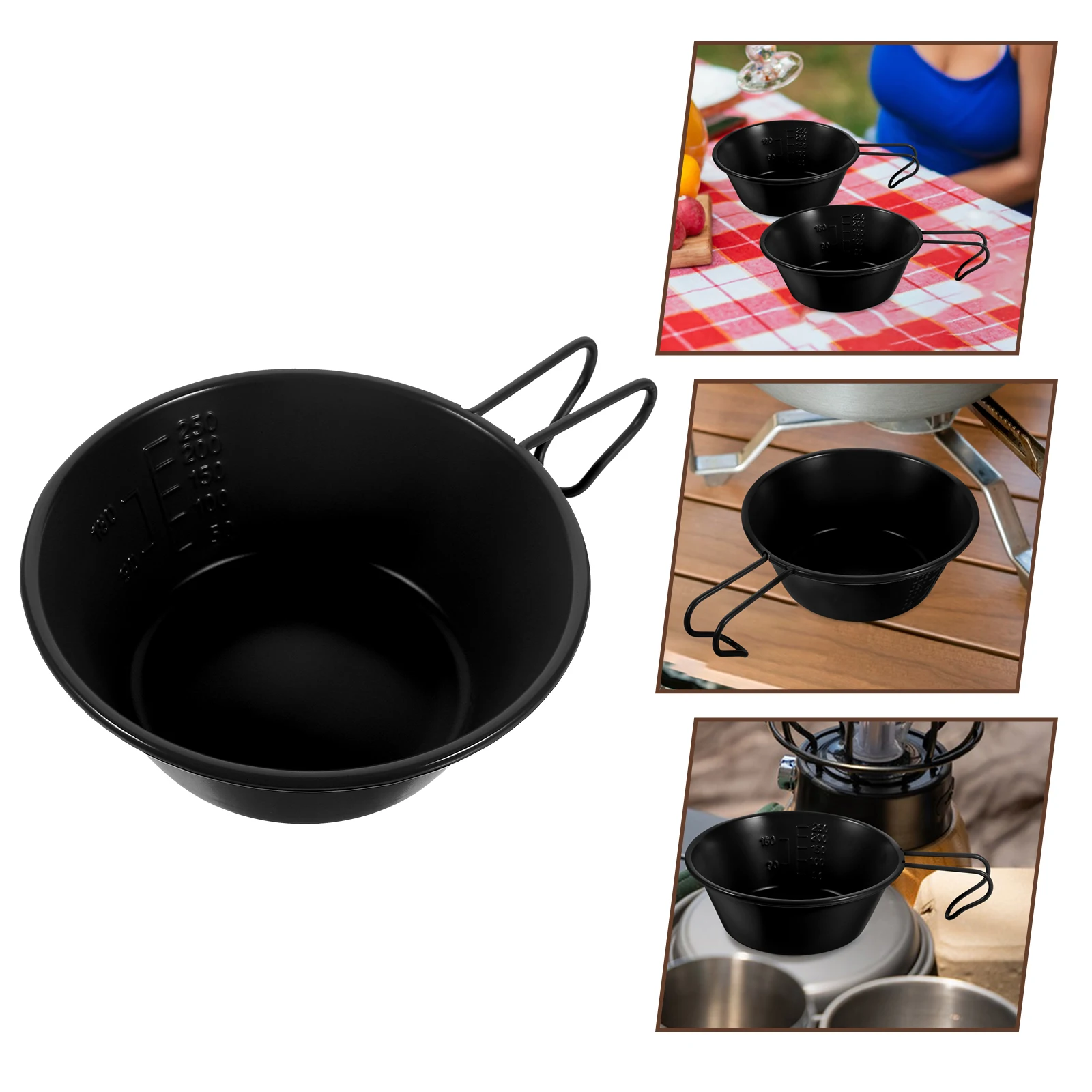 Stainless Steel Outdoor Salad With Handle Lightweight Portable For Hiking Picnic Soup Cup Water Drinking Camping Utensils
Stainless Steel Outdoor Salad With Handle Lightweight Portable For Hiking Picnic Soup Cup Water Drinking Camping Utensils