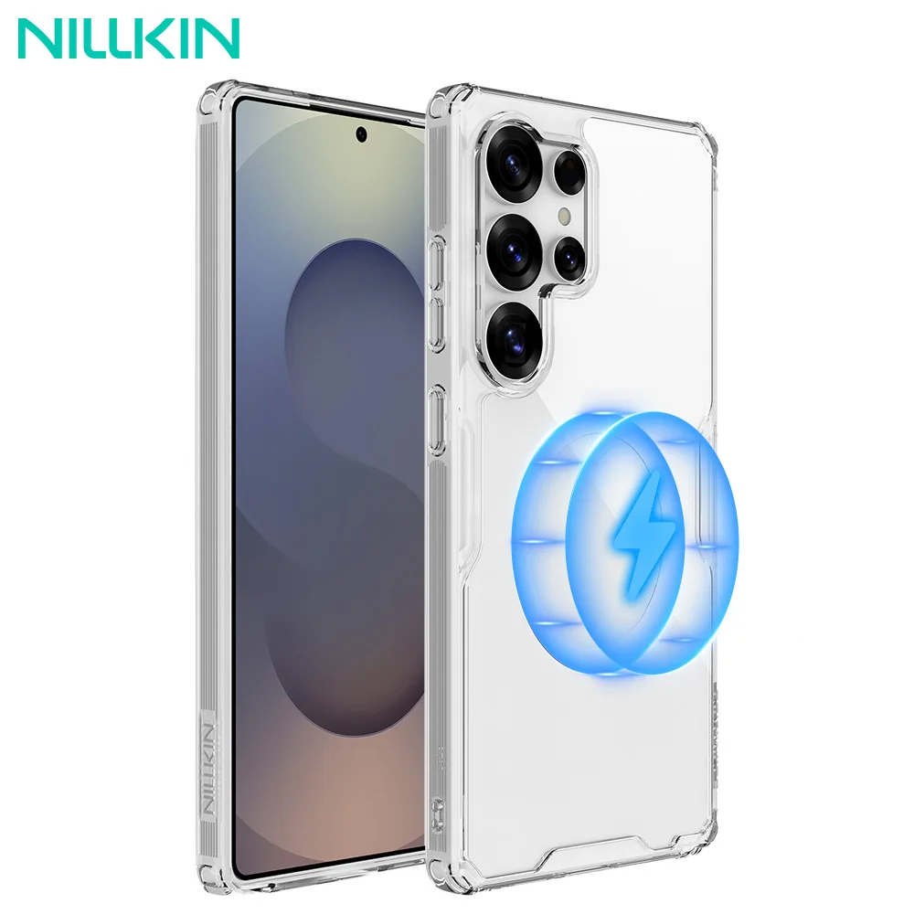Nillkin For Samsung Galaxy S25 Ultra Magsafe Case With Lens Protection Magnetic Wireless Charging TPU Cover For Galaxy S25/S25+
Nillkin For Samsung Galaxy S25 Ultra Magsafe Case With Lens Protection Magnetic Wireless Charging TPU Cover For Galaxy S25/S25+