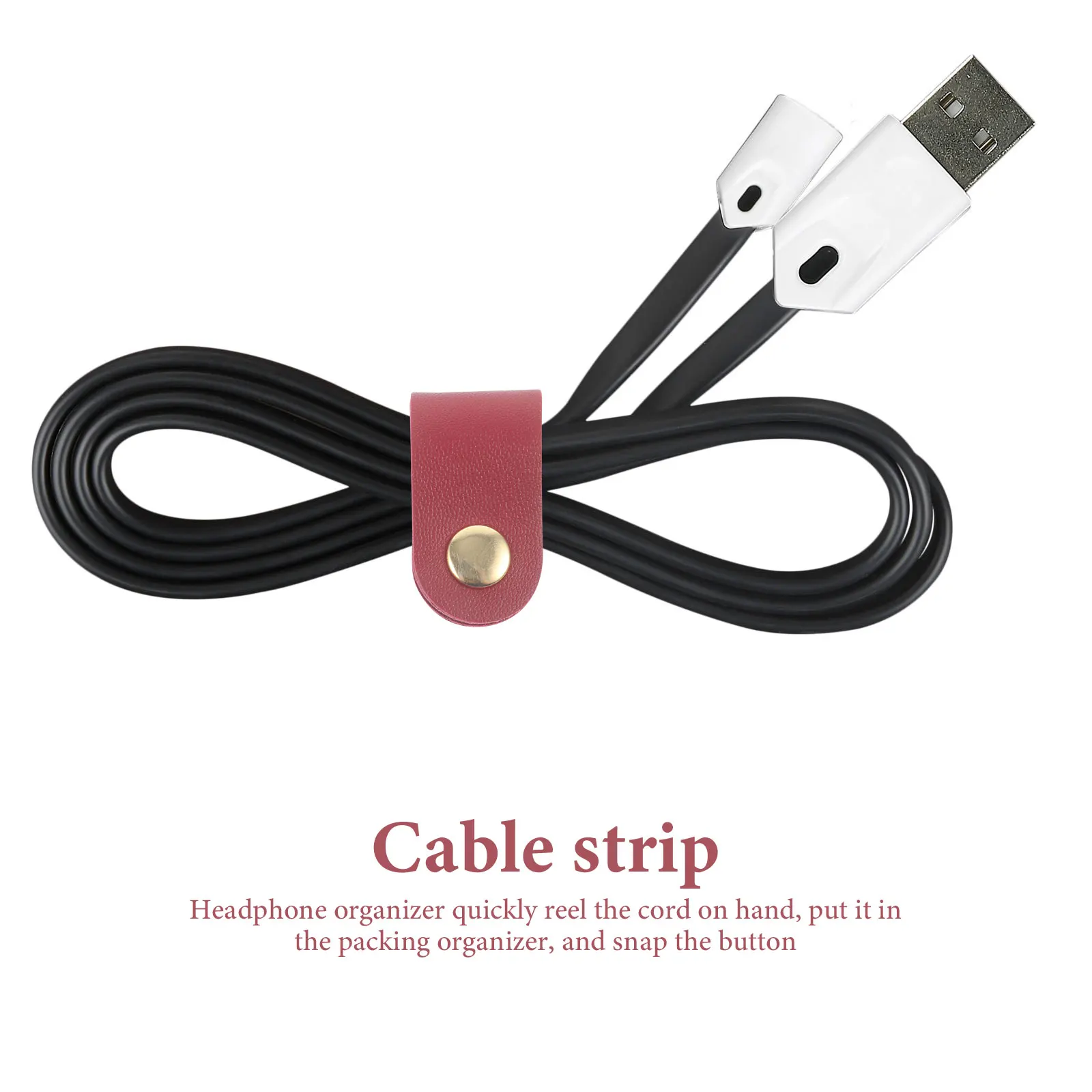 5Pcs Stylish Cable Organizer Earphone Wrap Clips Faux Leather Cord Fixing Straps for Travel Home Office
5Pcs Stylish Cable Organizer Earphone Wrap Clips Faux Leather Cord Fixing Straps for Travel Home Office