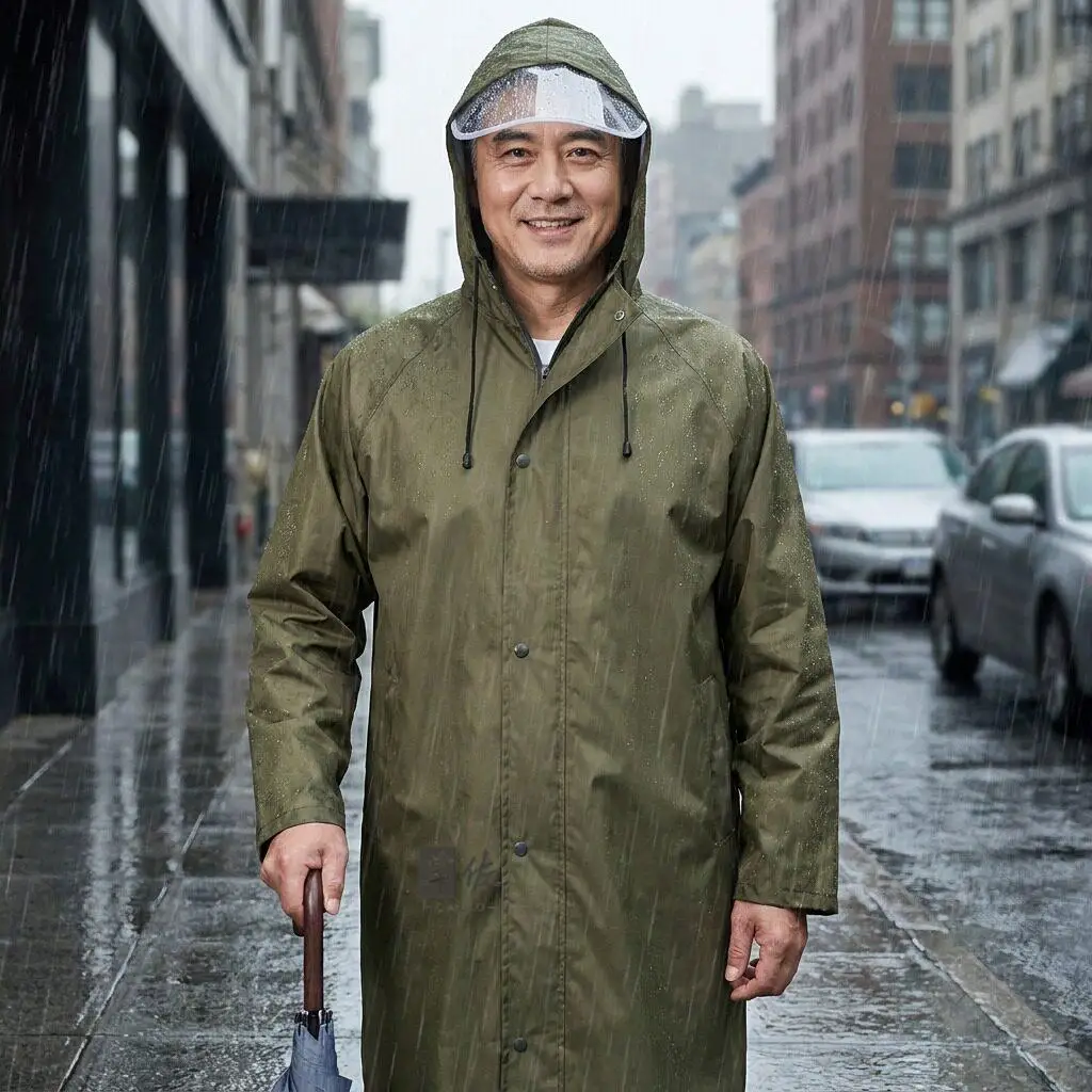 Thickened Long Raincoat Full Body Waterproof Adult Outdoor Work Special Wear Resistant Oxford Cloth Farmers Working in the Field
Thickened Long Raincoat Full Body Waterproof Adult Outdoor Work Special Wear Resistant Oxford Cloth Farmers Working in the Field