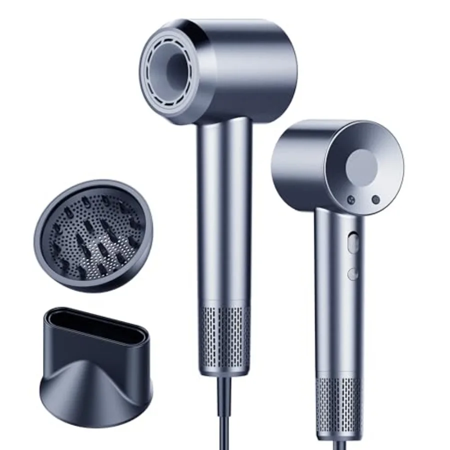Hair Dryer Professional High Speed Ionic Blow Dryer 500 Million Negative Ions and Heat-Control and Low Noise Hairdryer for 5X F
Hair Dryer Professional High Speed Ionic Blow Dryer 500 Million Negative Ions and Heat-Control and Low Noise Hairdryer for 5X F