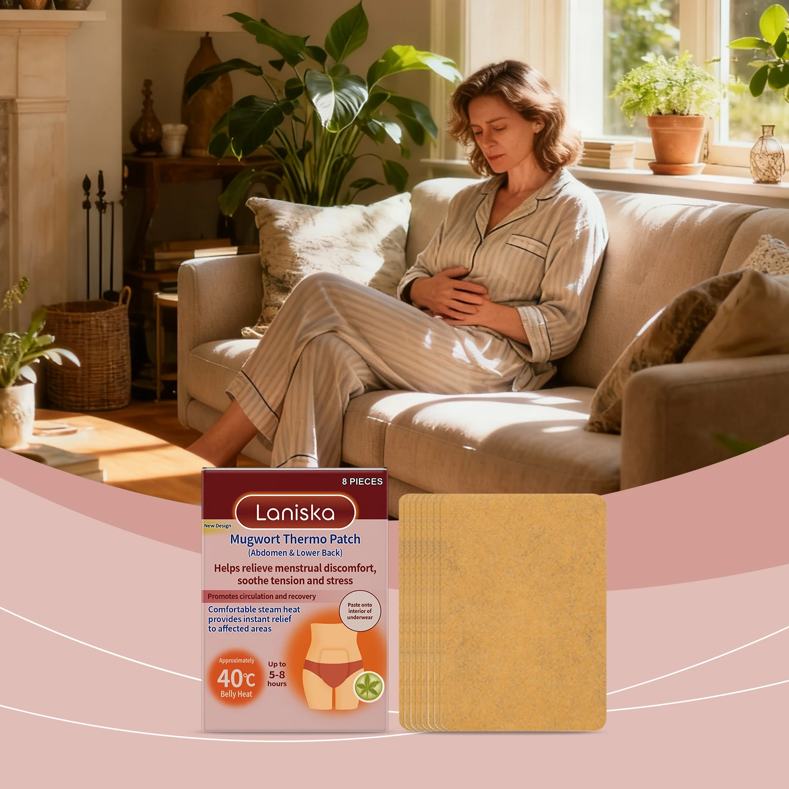 Менструальная пластырь, наполненная полынью — теплый и нежный женский уход, удобный клей, компактный портативный дизайн
Менструальная пластырь, наполненная полынью — теплый и нежный женский уход, удобный клей, компактный портативный дизайн