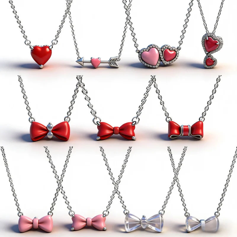 Горячая распродажа! Оригинальное колье из серебра 925 пробы с красным сердечком и разноцветной бантиковкой. Модное украшение, классический подарок, который можно сделать своими руками.
Горячая распродажа! Оригинальное колье из серебра 925 пробы с красным сердечком и разноцветной бантиковкой. Модное украшение, классический подарок, который можно сделать своими руками.