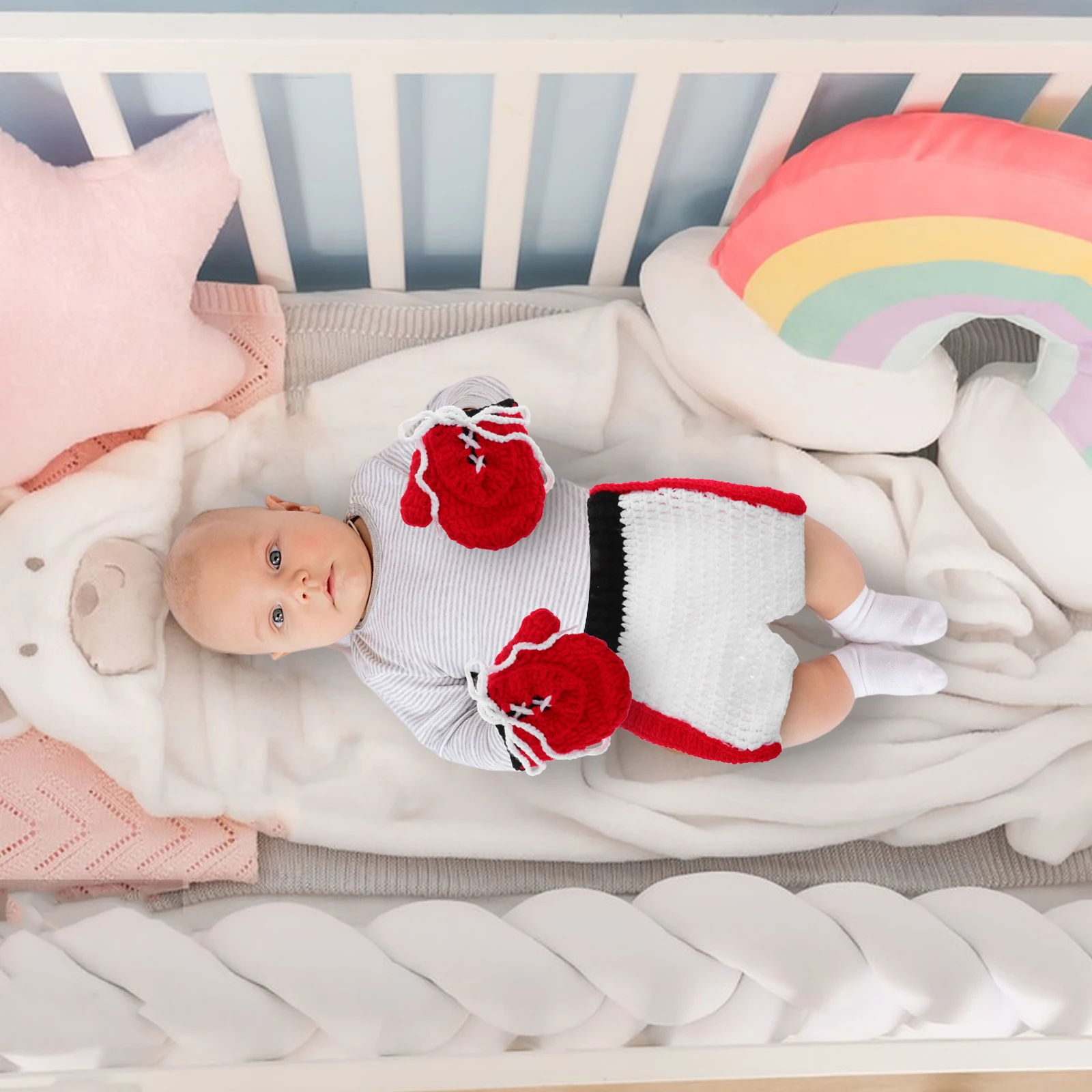 Baby Boxing Clothes Newborn Photoshoot Outfit Girl Boy Soft Fabric Adorable Design Infant Photography Costumes
Baby Boxing Clothes Newborn Photoshoot Outfit Girl Boy Soft Fabric Adorable Design Infant Photography Costumes