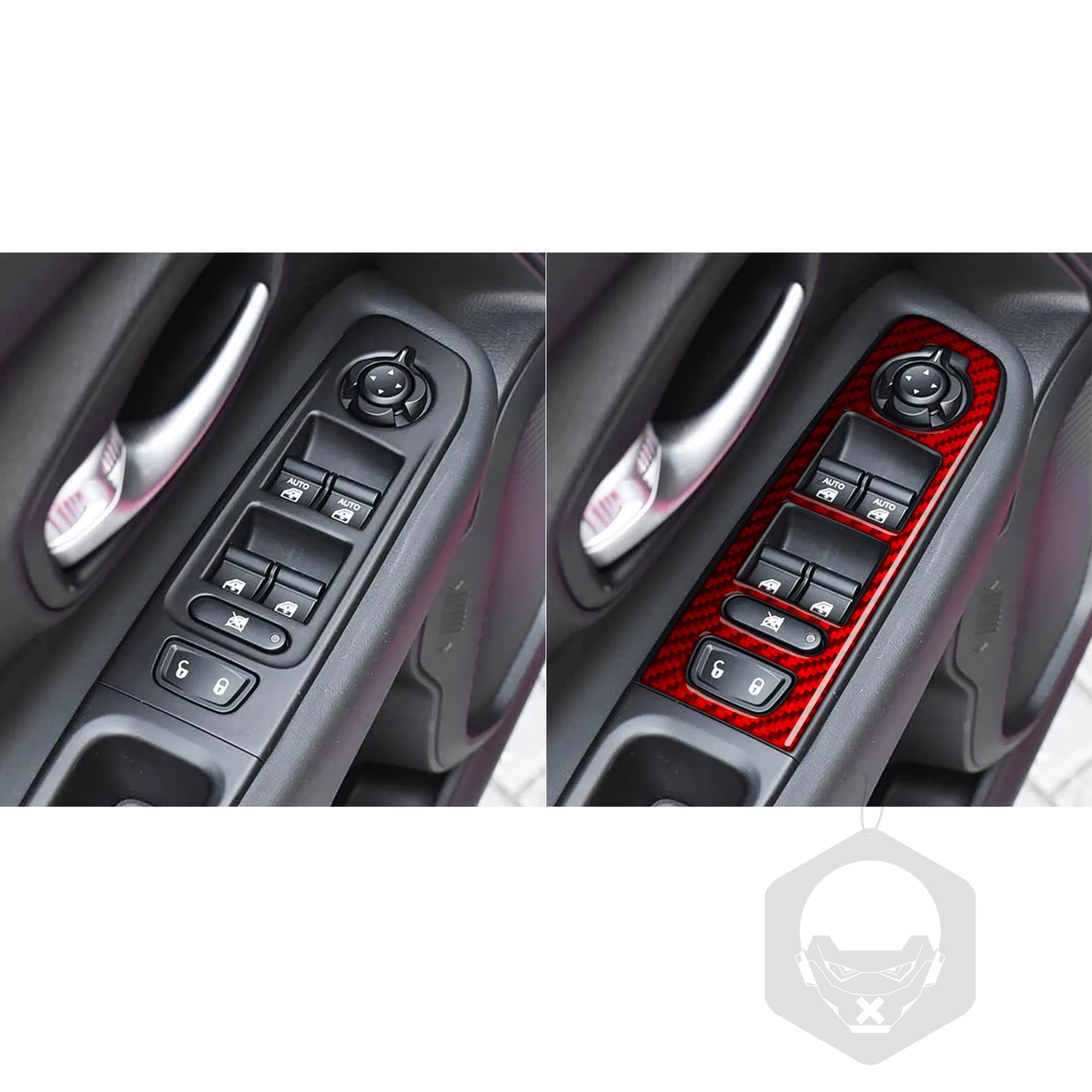 Soft Carbon Fiber Automotive Window Lift Button Control Switch Panel FOR JEEP RENEGADE 2014-2023 Interior Accessory Stickers
Soft Carbon Fiber Automotive Window Lift Button Control Switch Panel FOR JEEP RENEGADE 2014-2023 Interior Accessory Stickers