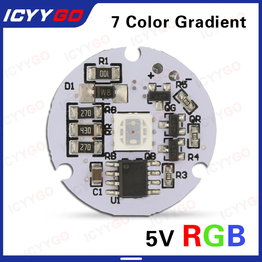 5V RGB Colorful Gradient LED Light Panel 23MM 30MM Crystal Night Light Beech Wood Solid Wood Lamp Base Light Source Board
5V RGB Colorful Gradient LED Light Panel 23MM 30MM Crystal Night Light Beech Wood Solid Wood Lamp Base Light Source Board