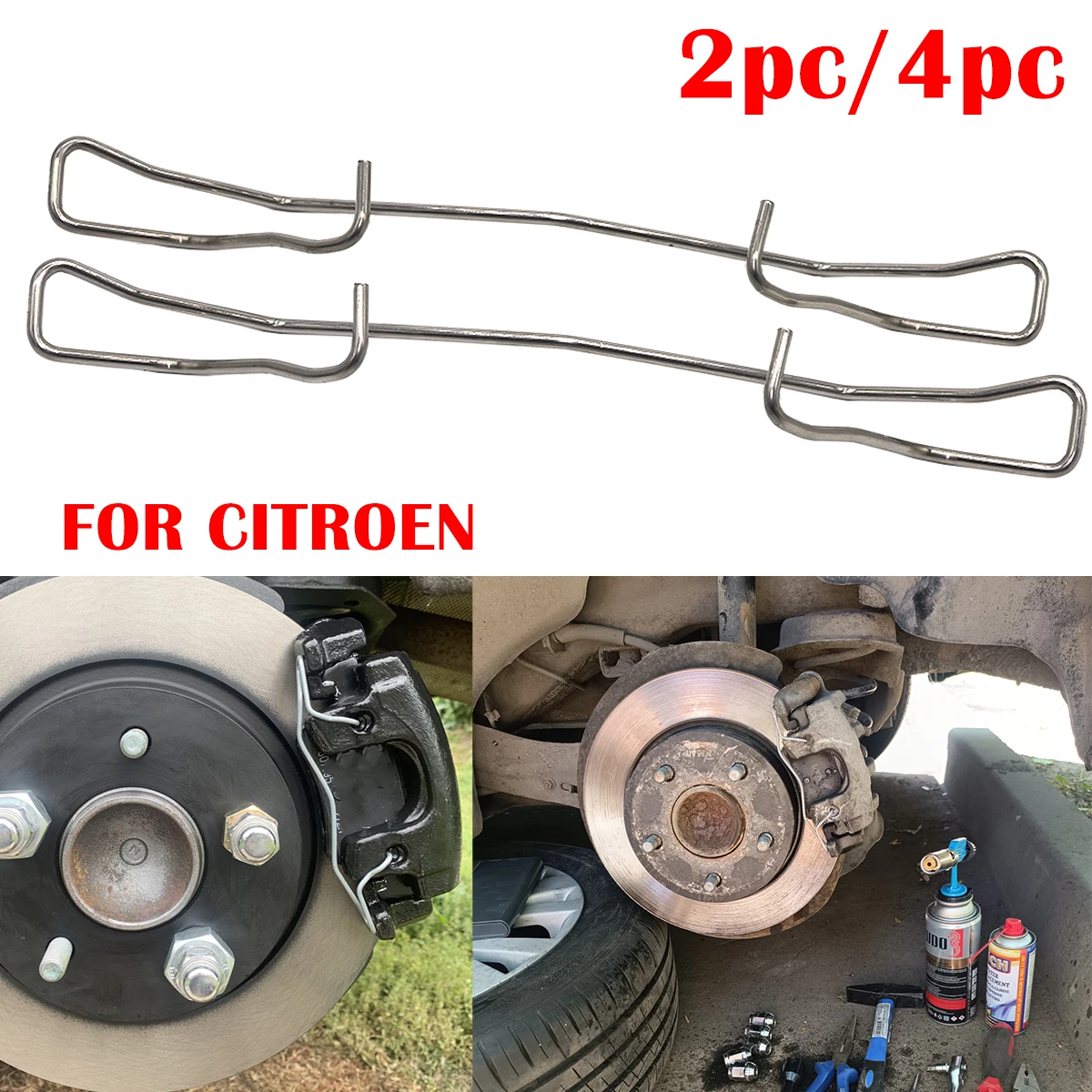 2/4pcs Front Left Right Brake Pad Fittings Caliper Spring Accessories FOR DACIA DUSTER HM HS BRAVA BRAVO CROMA PUNTO 1999-2012
2/4pcs Front Left Right Brake Pad Fittings Caliper Spring Accessories FOR DACIA DUSTER HM HS BRAVA BRAVO CROMA PUNTO 1999-2012