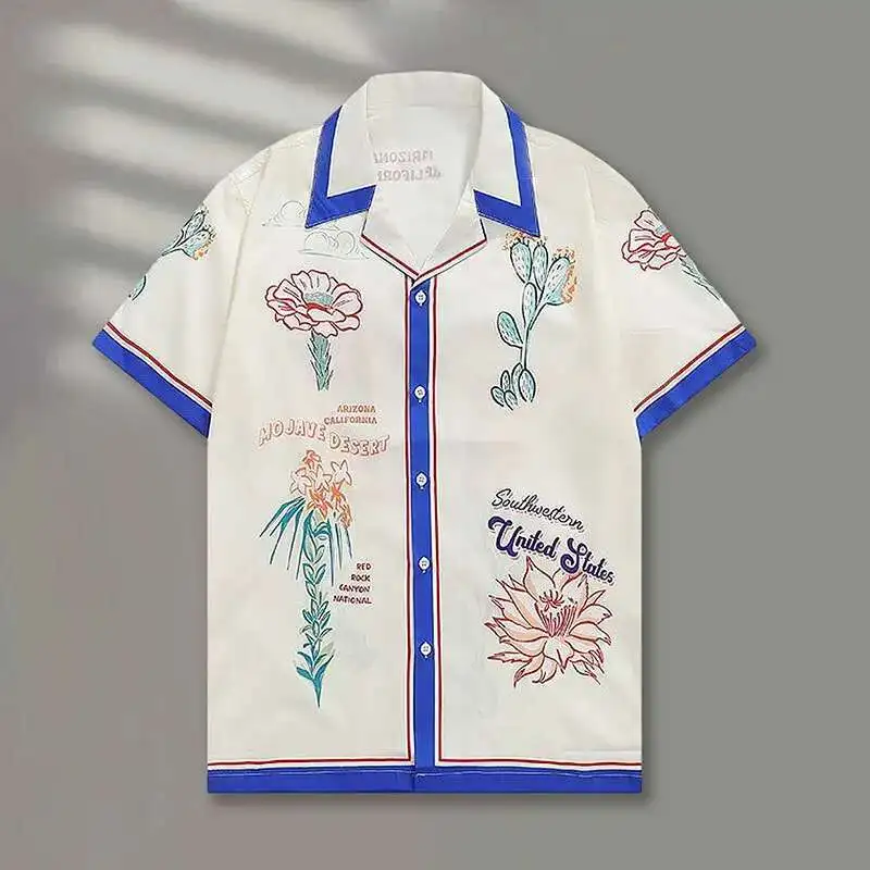 Retro Letter Print Shirt Short Sleeve Casual Men Shirt 2023 Contrasting Color Streetwear Camisa Masculina Shirt Moda Hombre
Retro Letter Print Shirt Short Sleeve Casual Men Shirt 2023 Contrasting Color Streetwear Camisa Masculina Shirt Moda Hombre