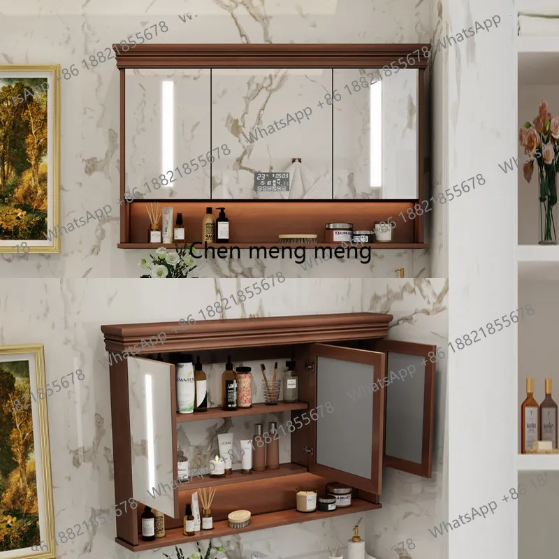 Toilet storage integrated cabinet, bathroom mirror cabinet, separate washstand, wall-mounted solid wood, bathroom cabinet
Toilet storage integrated cabinet, bathroom mirror cabinet, separate washstand, wall-mounted solid wood, bathroom cabinet