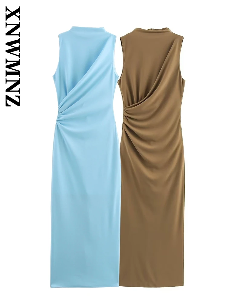 XNWMNZ 2025 Autumn Wear New Lady Hipster Dresses Maxi Skirt Party Spring Female O-Collar Top Regular Fit zipper Sleeveless Dress
XNWMNZ 2025 Autumn Wear New Lady Hipster Dresses Maxi Skirt Party Spring Female O-Collar Top Regular Fit zipper Sleeveless Dress