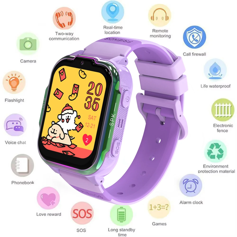 New Boys and Girls SIM 4G Smart Watch GPS Display HD Video Call Camera SOS Waterproof LBS Tracker Children's gifts Smart Watch
New Boys and Girls SIM 4G Smart Watch GPS Display HD Video Call Camera SOS Waterproof LBS Tracker Children's gifts Smart Watch