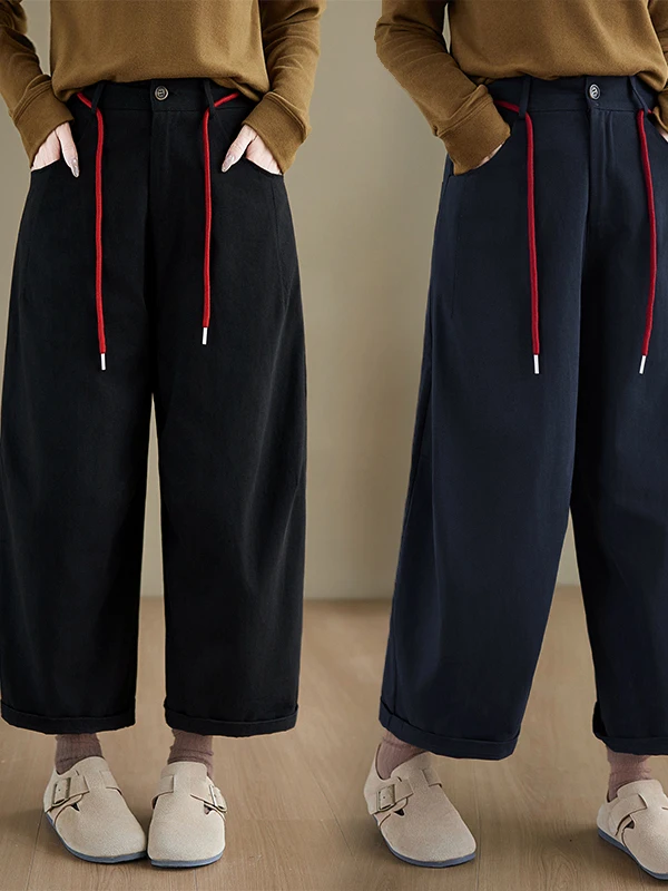 Loose Harlan Casual Pants for Women plus Size Autumn Faionable Versatile Korean Japanese High Waist Warm Straight Leg Trousers
Loose Harlan Casual Pants for Women plus Size Autumn Faionable Versatile Korean Japanese High Waist Warm Straight Leg Trousers