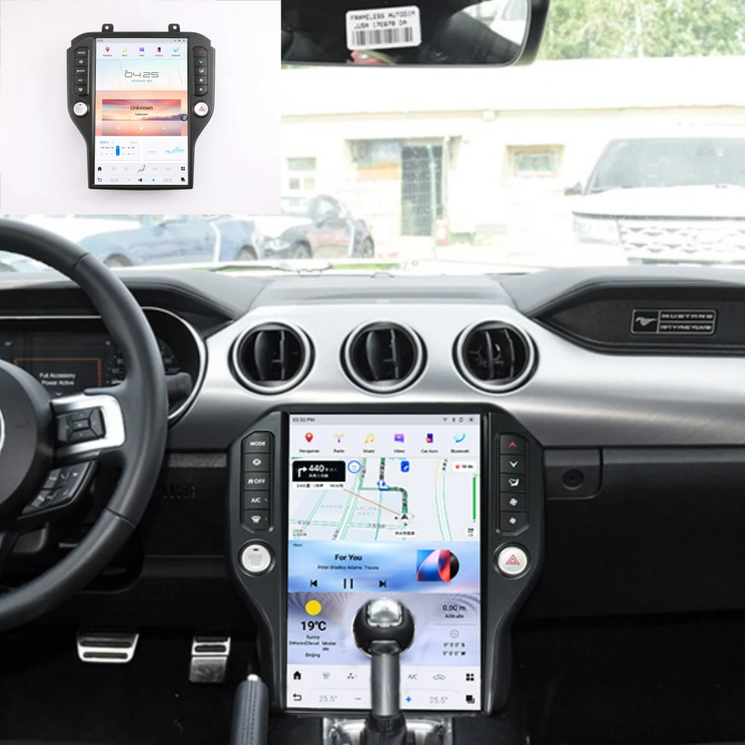 14,4-дюймовый вертикальный экран для Ford Mustang 2015-2023, автомобильная стереосистема Qualcomm, GPS, авторадио, навигация, мультимедиа, DSP, Android и Carplay
14,4-дюймовый вертикальный экран для Ford Mustang 2015-2023, автомобильная стереосистема Qualcomm, GPS, авторадио, навигация, мультимедиа, DSP, Android и Carplay