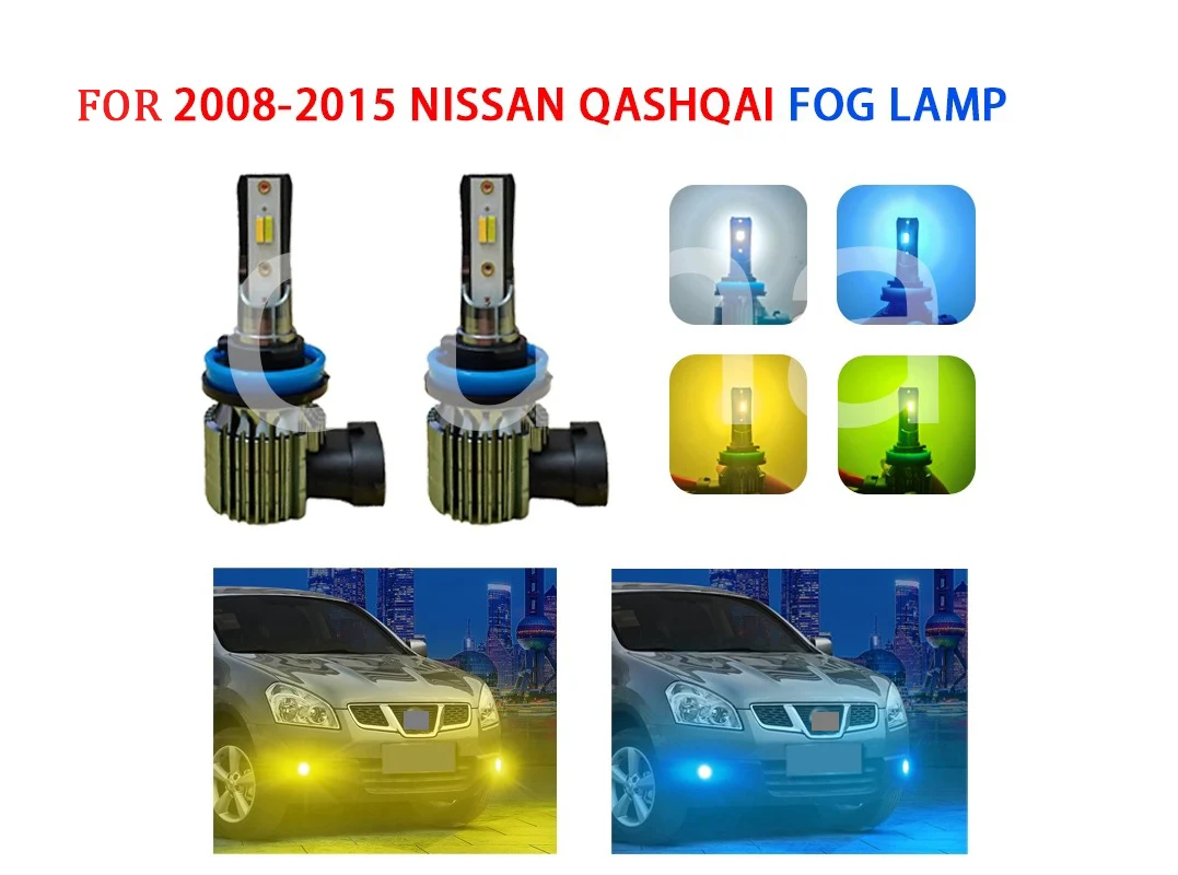 2pcs H11 fog lights For Nissan Qashqai j10/j11 For Nissan X-Trail T30/T31/T32 2005-2018 og Light Bulb Car DRL Lamp
2pcs H11 fog lights For Nissan Qashqai j10/j11 For Nissan X-Trail T30/T31/T32 2005-2018 og Light Bulb Car DRL Lamp