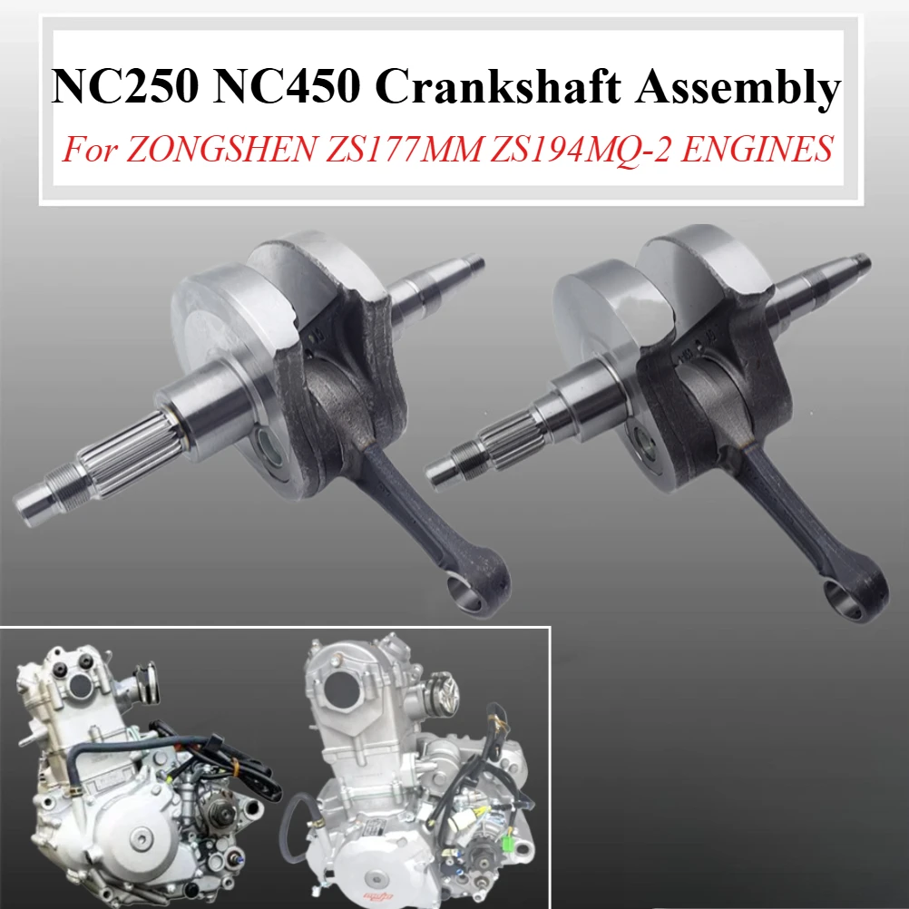 For ZONGSHE NC250 ZS177MM NC450 ZS194MQ-2 Engine Motorcycle Crankshaft Assembly Connecting Rod Crank Shaft KAYO K6 BOSUER BRZ GR
For ZONGSHE NC250 ZS177MM NC450 ZS194MQ-2 Engine Motorcycle Crankshaft Assembly Connecting Rod Crank Shaft KAYO K6 BOSUER BRZ GR