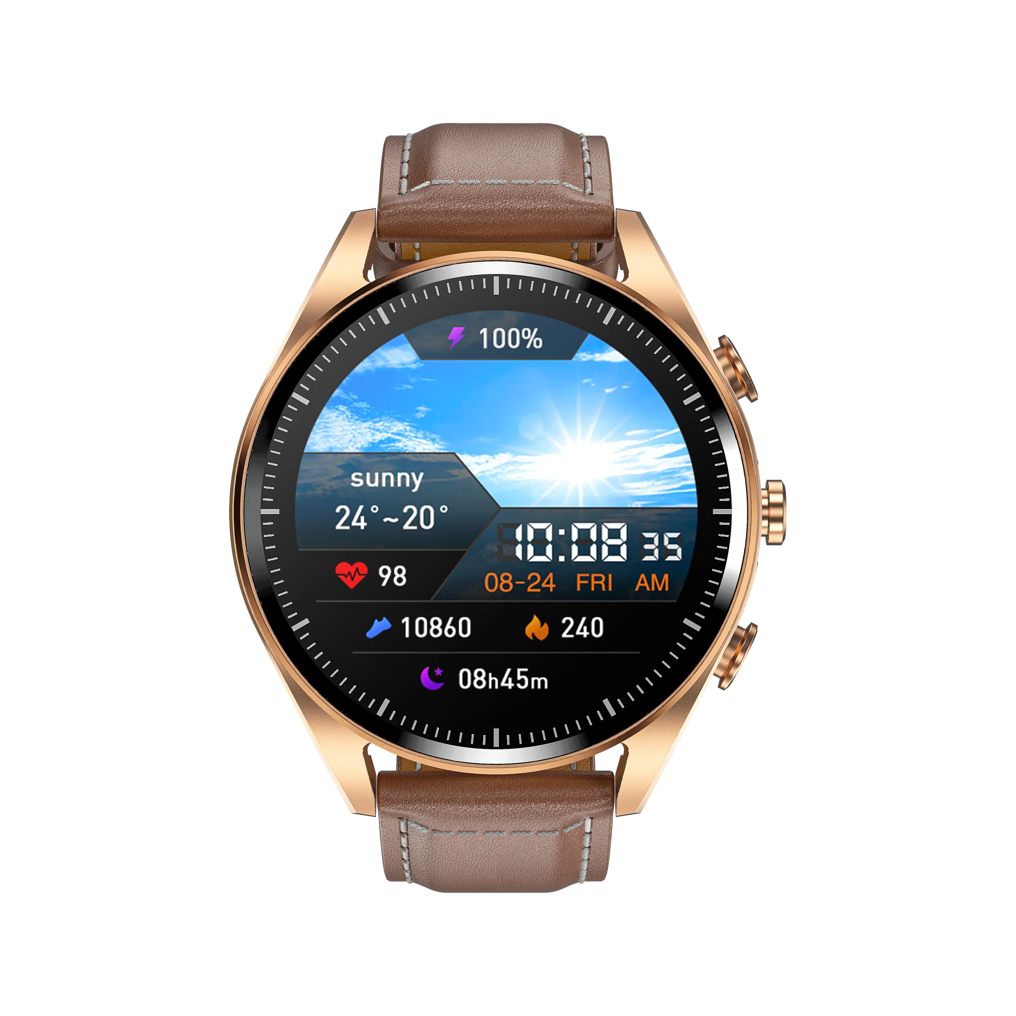 F26 Men's Android Smart Watch 360*360 TFT Display Smart Watch With Earbuds IP67 Sleep Tracker Local Music Time Call
F26 Men's Android Smart Watch 360*360 TFT Display Smart Watch With Earbuds IP67 Sleep Tracker Local Music Time Call