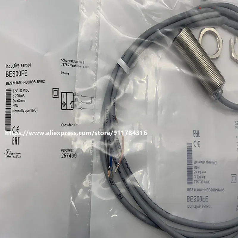 3 шт. новый высококачественный бесконтактный переключатель Balluff M18MI-NSC80B-BV05 BES007K
3 шт. новый высококачественный бесконтактный переключатель Balluff M18MI-NSC80B-BV05 BES007K