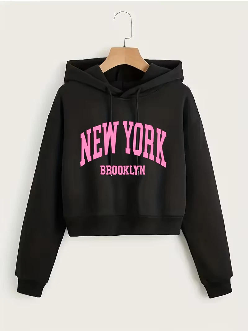 Fashion New York Brooklyn Print Autumn Winter Cropped Sweatshirt Crop Top Hoodie Y2k Sweatshirts Gothic Casual Style Clothes
Fashion New York Brooklyn Print Autumn Winter Cropped Sweatshirt Crop Top Hoodie Y2k Sweatshirts Gothic Casual Style Clothes