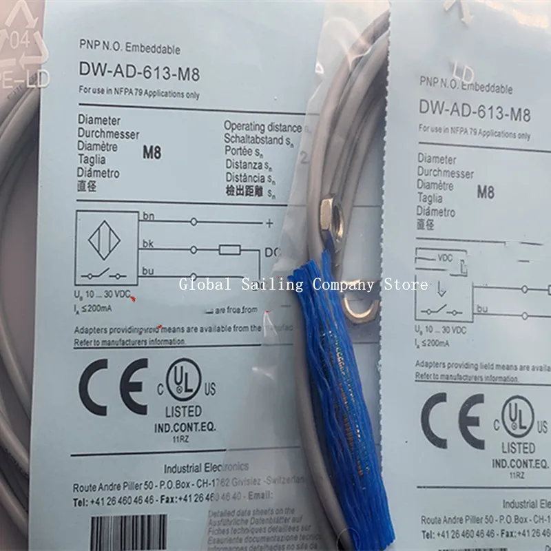 3 шт. новый бесконтактный переключатель DW-AD-613-M8 DW-AD-613-M8-245 
3 шт. новый бесконтактный переключатель DW-AD-613-M8 DW-AD-613-M8-245