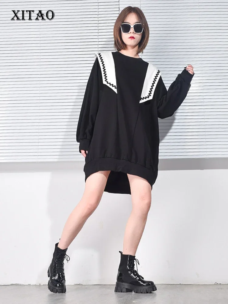 XITAO Patchwork Dress Fashion New Contrast Color Women Small Fresh 2025 Spring Pullover Full Sleeve Casual Style Dress XJ5139
XITAO Patchwork Dress Fashion New Contrast Color Women Small Fresh 2025 Spring Pullover Full Sleeve Casual Style Dress XJ5139