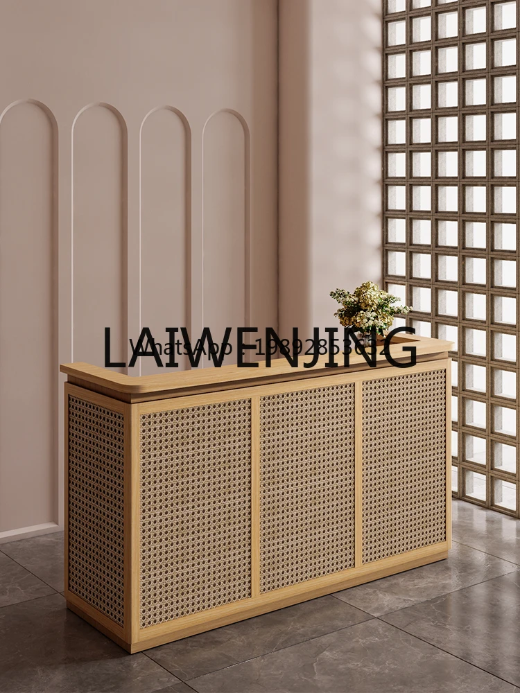 7BGZ Silent Wind Bar Cashier Desk Pastoral Rattan Front Desk Reception Desk
7BGZ Silent Wind Bar Cashier Desk Pastoral Rattan Front Desk Reception Desk