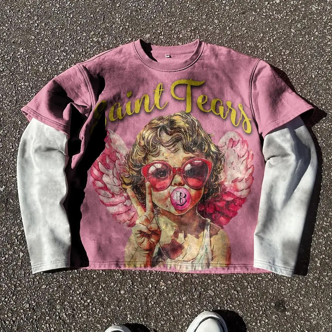 Спортивная форма, мужские футболки с буквенным принтом, мужские топы Y2k с длинными рукавами, винтажная уличная мужская одежда
Спортивная форма, мужские футболки с буквенным принтом, мужские топы Y2k с длинными рукавами, винтажная уличная мужская одежда