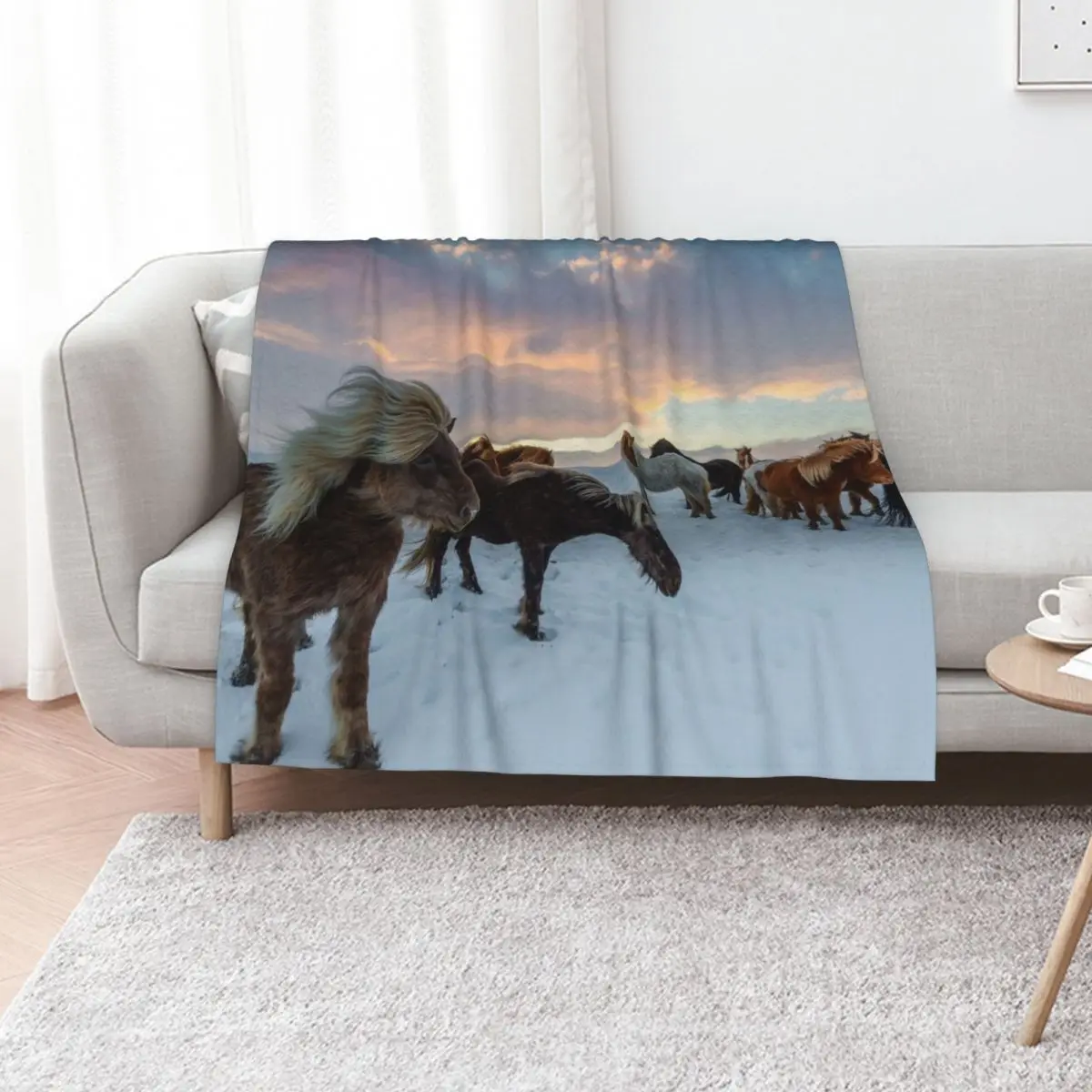 Iceland Horses Throw Blanket Heavy Luxury Brand Hairy warm winter Blankets
Iceland Horses Throw Blanket Heavy Luxury Brand Hairy warm winter Blankets