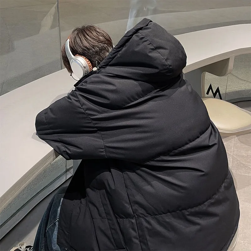 Men's Thickened Cotton Jacket Hooded Winter Clothes Youth Trendy Brand Large Size 250 Pounds Outerwear Casual Long Style
Men's Thickened Cotton Jacket Hooded Winter Clothes Youth Trendy Brand Large Size 250 Pounds Outerwear Casual Long Style