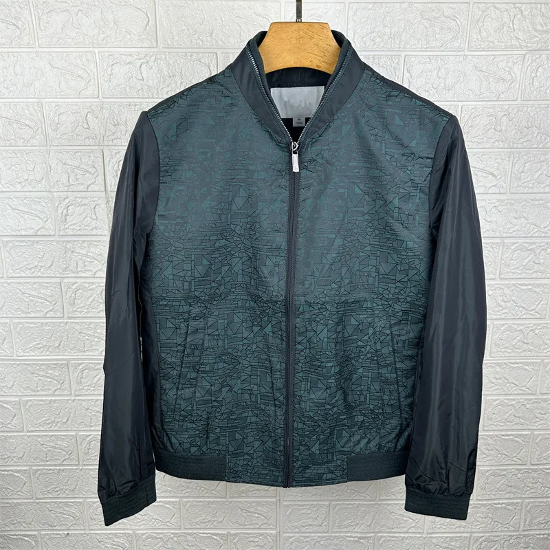 Модная футболка с бейсбольным воротником на молнии, осеннее новое поступление, мужская облегающая длинная водонепроницаемая куртка из полиэстера
Модная футболка с бейсбольным воротником на молнии, осеннее новое поступление, мужская облегающая длинная водонепроницаемая куртка из полиэстера