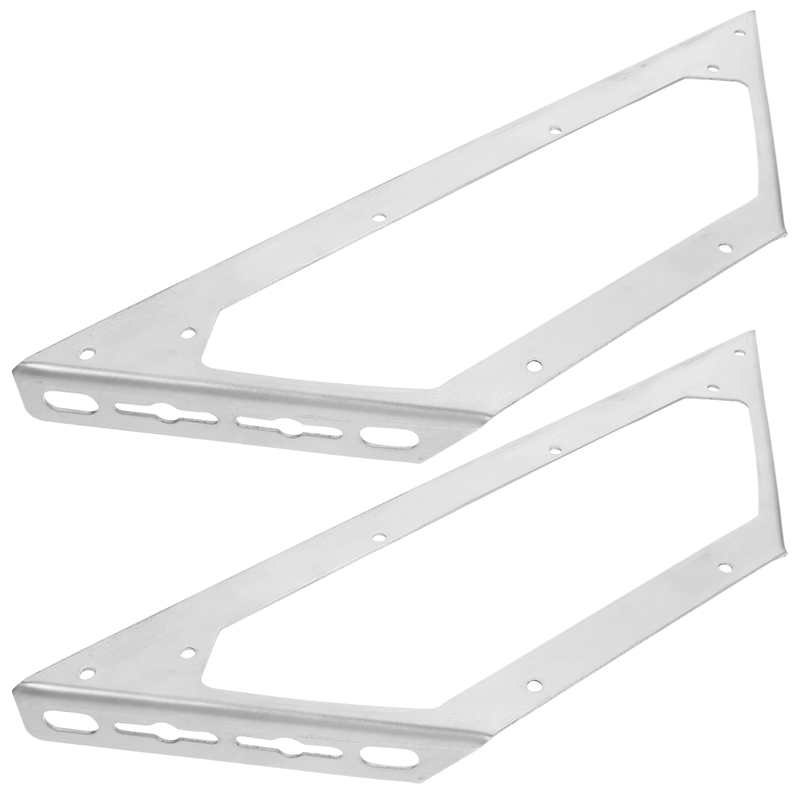2pcs Corner Brackets Stainless Steel Heavy Duty Shelf Support Furniture Wood Metal Connector Industrial Trapezoidal AngleBracket
2pcs Corner Brackets Stainless Steel Heavy Duty Shelf Support Furniture Wood Metal Connector Industrial Trapezoidal AngleBracket