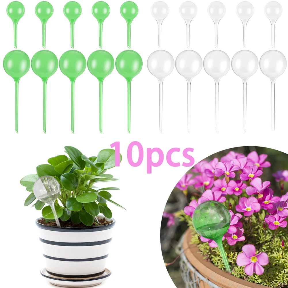 10Pcs Automatic Plant Watering Bulbs Self Watering Balls Reusable PVC Flower Self Feeder Balls Flowerpot Drip Irrigation Device
10Pcs Automatic Plant Watering Bulbs Self Watering Balls Reusable PVC Flower Self Feeder Balls Flowerpot Drip Irrigation Device