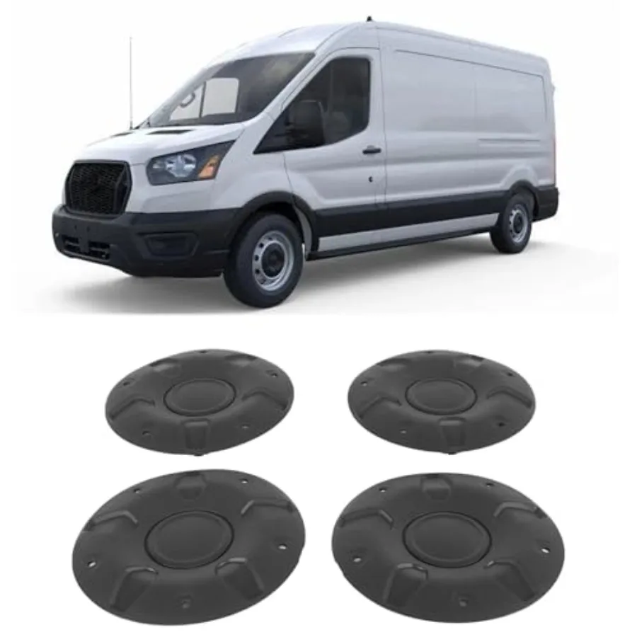Комплект центральных колпачков для стальных дисков Ford Transit 150 250 350 2015-2026, 16 дюймов, черные, замена оригинальных колпаков OE
Комплект центральных колпачков для стальных дисков Ford Transit 150 250 350 2015-2026, 16 дюймов, черные, замена оригинальных колпаков OE