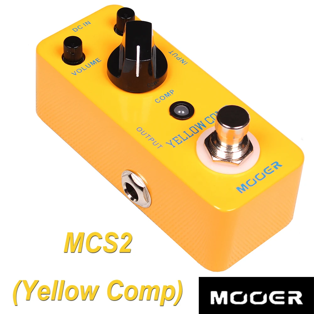 MOOER Electric Guitar Effect Pedal Yellow Comp Optical Compressor Mini Guitar Pedal True Bypass Full Metal Shell Accessory
MOOER Electric Guitar Effect Pedal Yellow Comp Optical Compressor Mini Guitar Pedal True Bypass Full Metal Shell Accessory