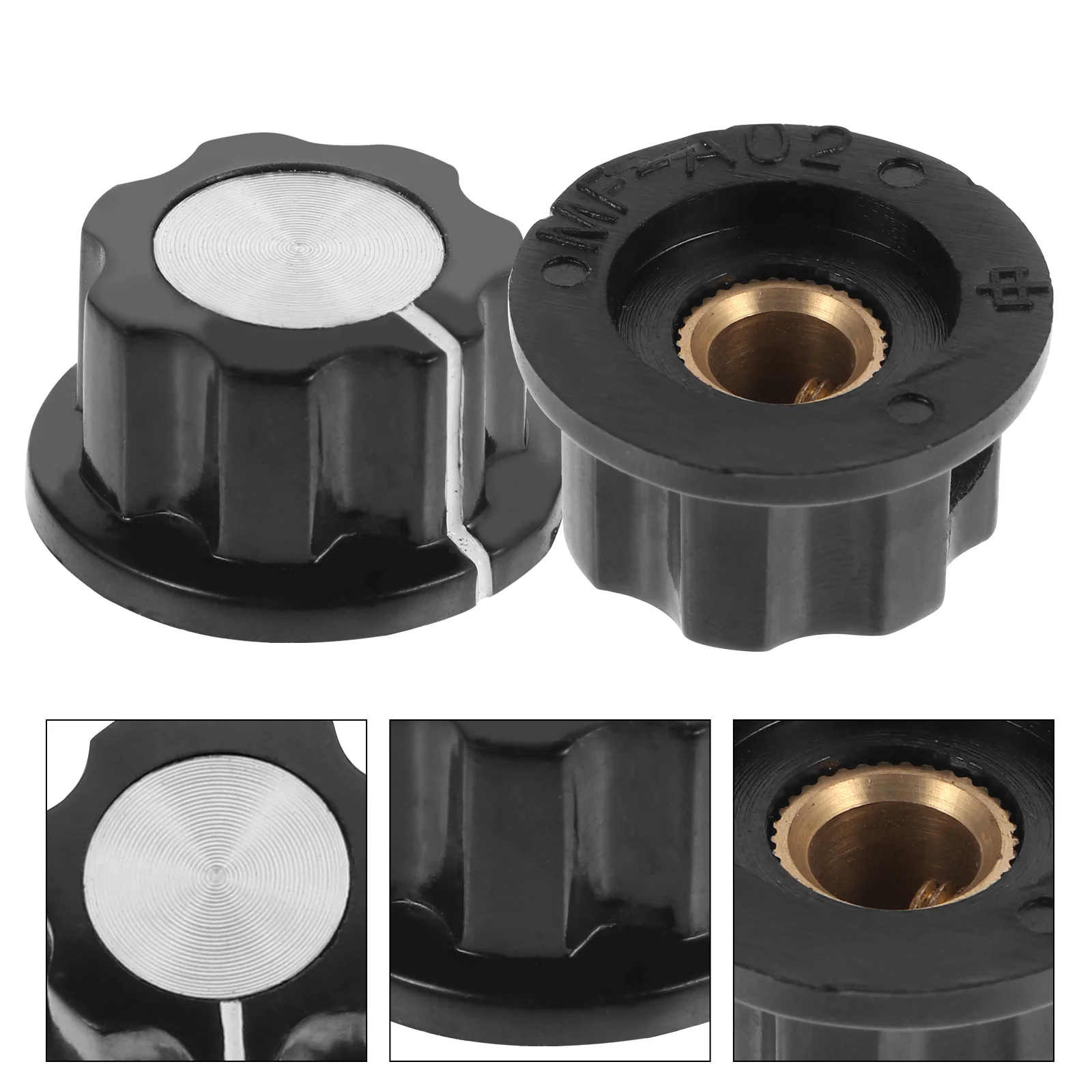 10 Pcs Potentiometer Knob Cap Volume Control Adjustable Rotate Button Insert Shaft Knobs Round Shaft Guitar Accessories
10 Pcs Potentiometer Knob Cap Volume Control Adjustable Rotate Button Insert Shaft Knobs Round Shaft Guitar Accessories