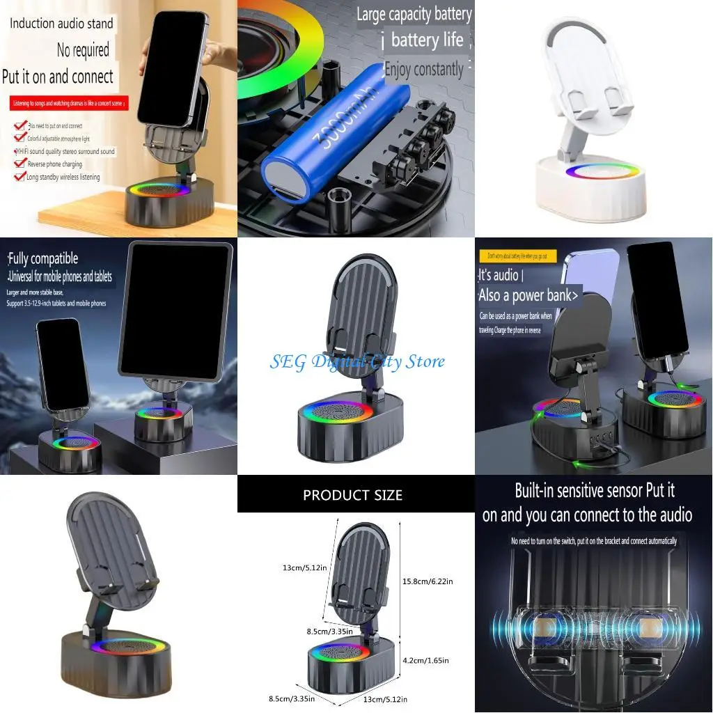 U75B Универсальный держатель для телефона, планшета, вращающаяся подставка для телефона, складной держатель с функцией внешнего
U75B Универсальный держатель для телефона, планшета, вращающаяся подставка для телефона, складной держатель с функцией внешнего