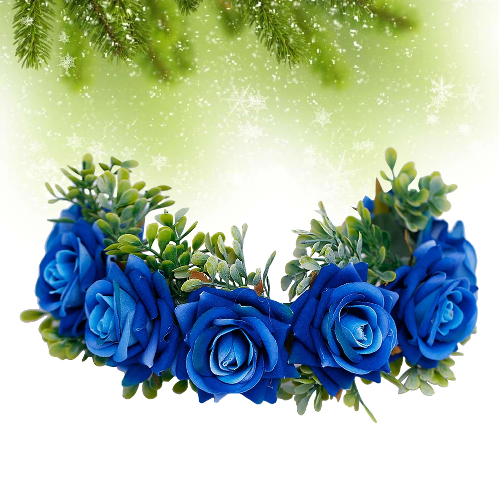Floral Headband Bridal Hair Accessories Lightweight Comfortable Simulation Flower Decorations Photo Props Wedding Carnival
Floral Headband Bridal Hair Accessories Lightweight Comfortable Simulation Flower Decorations Photo Props Wedding Carnival