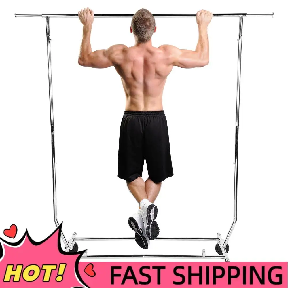 Metal Garment Rack with Sturdy Wheels Standing Metal Clothing Rack Portable Closet Wardrobe Rack for Bedroom Laundry
Metal Garment Rack with Sturdy Wheels Standing Metal Clothing Rack Portable Closet Wardrobe Rack for Bedroom Laundry