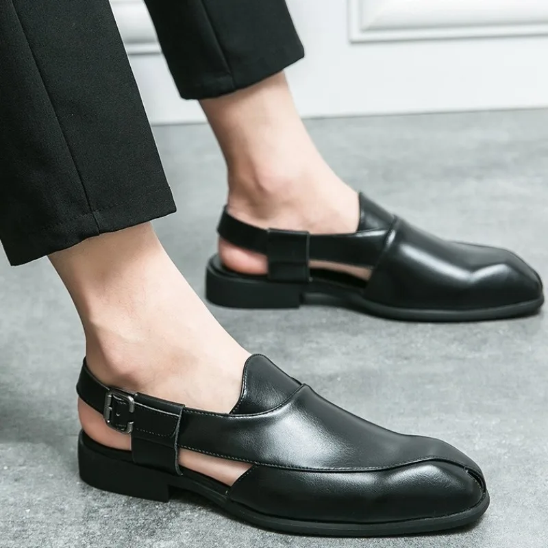 Fashion Leather Sandals Men Summer Shoes for Man Large Size Solid Color Outdoor Beach Sandals Men's Summer Man's Leather Shoes
Fashion Leather Sandals Men Summer Shoes for Man Large Size Solid Color Outdoor Beach Sandals Men's Summer Man's Leather Shoes